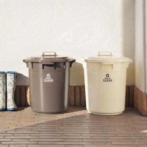 ゴミ箱 45リットル 45L 蓋付き 丸形 日...の詳細画像1