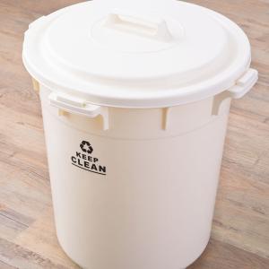 ゴミ箱 45リットル 45L 蓋付き 丸形 日...の詳細画像3