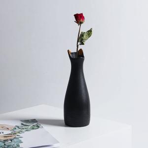 花瓶 ねこ モチーフ フラワーベース 陶器 白...の詳細画像2