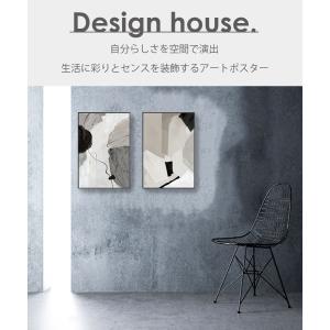 アートポスター キャンバスアート 抽象画 額縁...の詳細画像1
