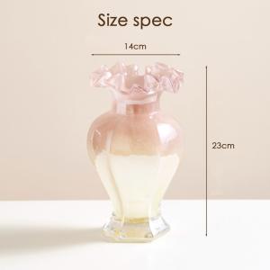 花瓶 花びん フラワーベース ガラス 生花 ド...の詳細画像5