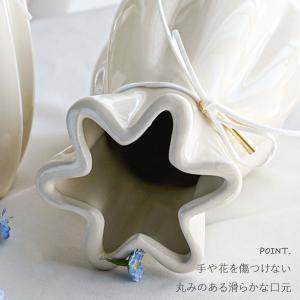 花瓶 花びん フラワーベース セラミック 陶器...の詳細画像4