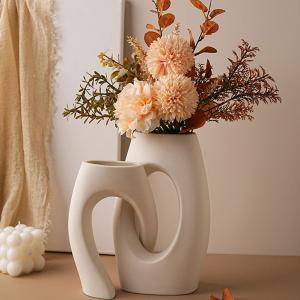 花瓶 花びん フラワーベース セラミック 陶器...の詳細画像1