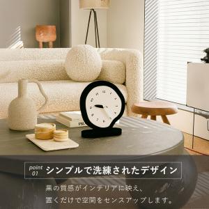 置き時計 時計 卓上 静音 かわいい アナログ...の詳細画像1