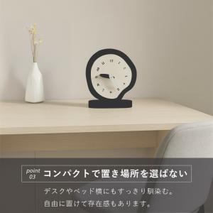 置き時計 時計 卓上 静音 かわいい アナログ...の詳細画像3