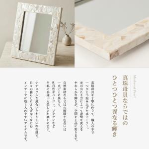 ミラー 卓上ミラー 卓上鏡 鏡 コンパクト デ...の詳細画像1