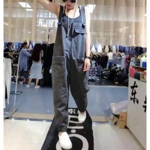 サロペット 20代 30代 40代 50代 デニム コーデ レディース ファッション 女性 カジュアル デニムサロペット 大きいサイズ ポケット ジョガー