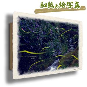 No4424 額装　鈴木久美子「湖のヴァカンス」油彩画　黄袋/畳箱付　送料無料 鈴木美絵子 「雨降る日」 水彩20号大（88×60cm） 額付き : 一枚