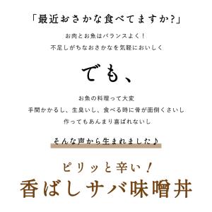 レトルト 魚総菜 さばのピリ辛味噌煮丼 単品 ...の詳細画像5