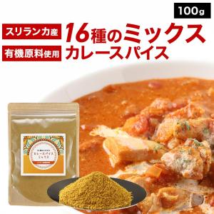 ポイントアップ カレースパイス ミックス 100g カレーパウダー カレー粉 有機原料使用 ターメリック コリアンダー クミン ポイント消化