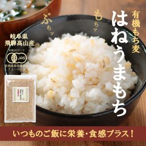 もち麦 国産 有機 はねうまもち 500g オ...の詳細画像1