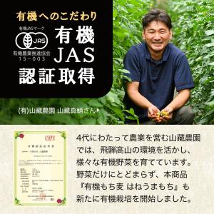 もち麦 国産 有機 はねうまもち 500g オ...の詳細画像4