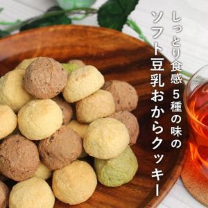 ★終了★　おからクッキー しっとり食感 豆乳おからクッキー 5種 ソフト 1kg (250g×4袋)  チャック付き 宅配便B TSG 新商品  セール