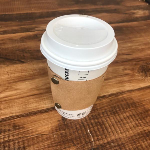 カップホルダー おしゃれ レザー トールサイズ コンビニ コーヒー スリーブ NaturalBasi...