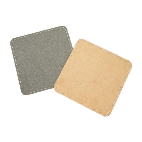 マウスパッド 名入れ可 おしゃれ レザー 本革 ドイツ製リサイクルレザー NaturalBasicブ...