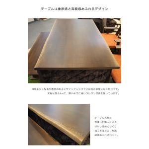 ダイニングこたつセット ハイタイプ こたつ 4...の詳細画像2
