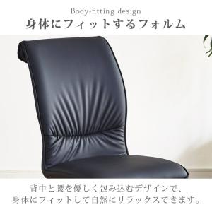 ダイニングチェア 回転 2脚セット おしゃれ ...の詳細画像3