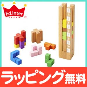 エドインター 知の贈り物 育脳タワー 知育玩具 木製玩具 脳トレ