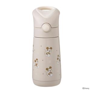 ビーボックス b.box ドリンクボトル Mickey Soft ミッキーソフト ステンレス製 ストローボトル 水筒 350ml