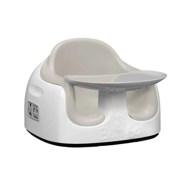 バンボ Bumbo バンボマルチシート サンドベージュ ブラックベース 3点式座席ベルト・大人用イス...