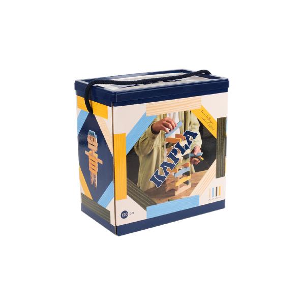 KAPLA カプラ カプラ120 ブルーシェルセット 小冊子付き 白木 ブルーシェル イエロー オリ...