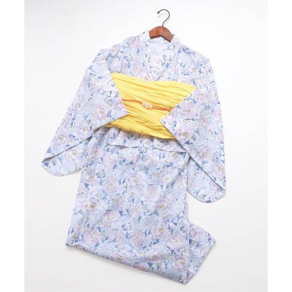 Seraph セラフ 簡単に着られる大花柄浴衣セット ラベンダー LV S 145〜150cm 浴衣...