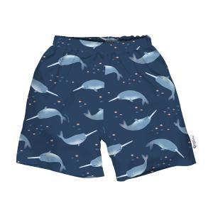i play スイムパンツ内蔵 スイムトランクス Navy Narwhal