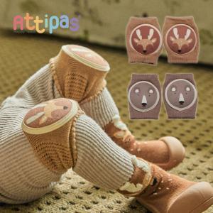 Attipas アティパス 二―パッド Zooland Knee Pads ズーランド 赤ちゃん用 膝当て 柔らかい 擦りむき防止 はいはい よちよち歩きの商品画像