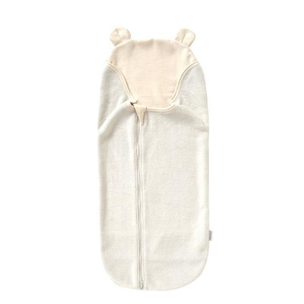 10mois ディモワ たまごマットおくるみ sleep 起毛ベロア アイボリー カバー単品 洗濯替...