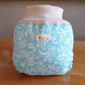 kucca パンツ型布おむつカバー たんぽぽcotton花火 Mサイズ 7〜10kg