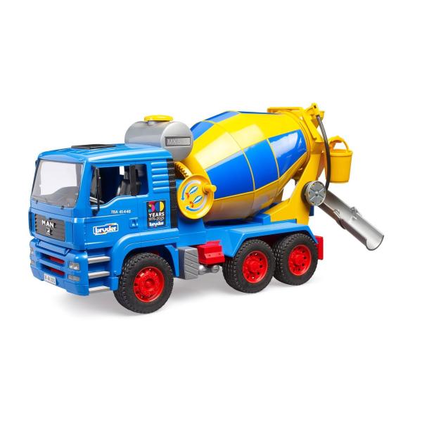 50周年記念オリジナル缶バッチプレゼント bruder ブルーダー MAN セメントミキサー 50周...