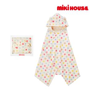 ミキハウス mikihouse どうぶつ刺繍 カバーオール 長袖ロンパース 70