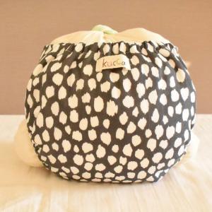 kucca クッカ 布おむつカバー leopard Dots Sサイズ 3〜7kg テープタイプ 新生児から｜natural-living