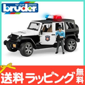 bruder ブルーダー Jeep パトカー フィギュア付 働くくるま パトカー 警察 ポリス
