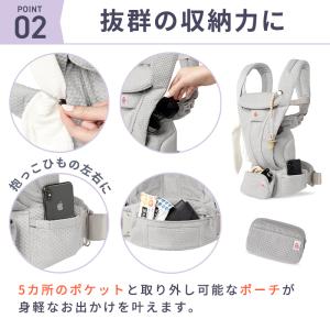 エルゴ オムニ デラックス 抱っこ紐 新生児 ...の詳細画像5