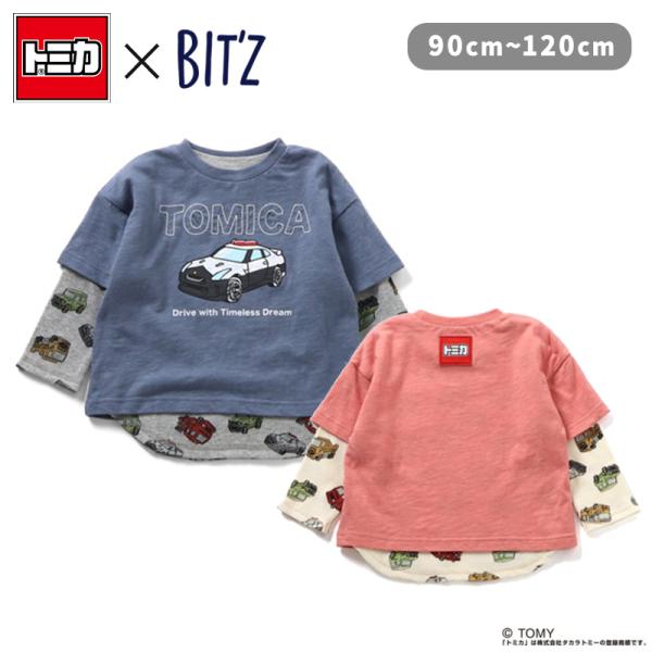 BIT'Z ビッツ トミカコラボ2PTシャツ 90cm〜120cm F.Oインターナショナル トミカ...