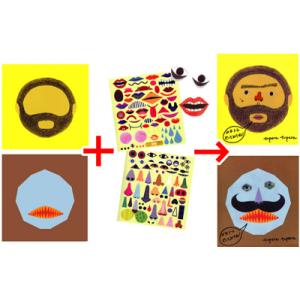 絵本 かおノート シールブックの詳細画像1