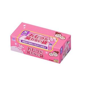 おむつが臭わない袋 BOS 消臭袋 おむつ用袋 90枚入り Mサイズ 驚異の防臭素材