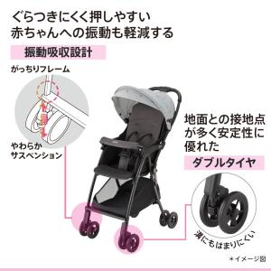 ベビーカー b型 アップリカ マジカルエアー ...の詳細画像3