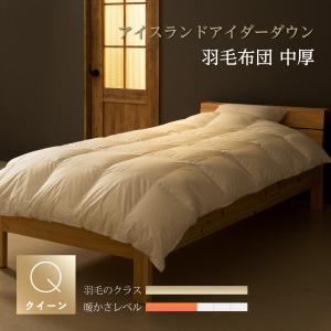 羽毛中厚掛け布団 クイーンロング 210×210...の商品画像