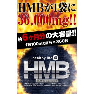 healthylife HMB 大容量約6か月...の詳細画像2