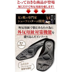 ガイハンインソール 外反母趾 インソール 足指の詳細画像2