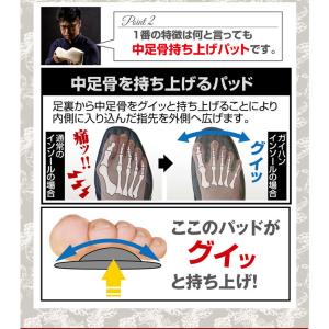 ガイハンインソール 外反母趾 インソール 足指の詳細画像4