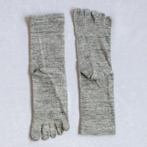 リネン 5本指ソックス 23〜25cm 全4色...の詳細画像1