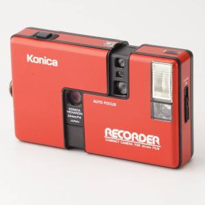 コニカ Konica レコーダー Auto Focus Recorder / Hexanon 24mm F4 レッド｜natural777