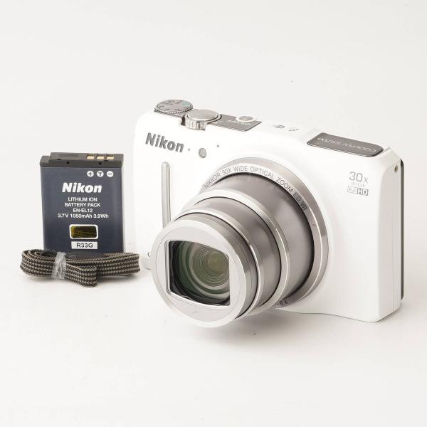 ニコン Nikon COOLPIX S9700 エレガント ホワイト 30x 光学ズーム