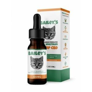 猫専用 CBDオイル / にゃんおいる / フルスペクトラム CBD 100MG / ペット用ティンクチャーオイル / BAILY’S｜naturalclover-cbd