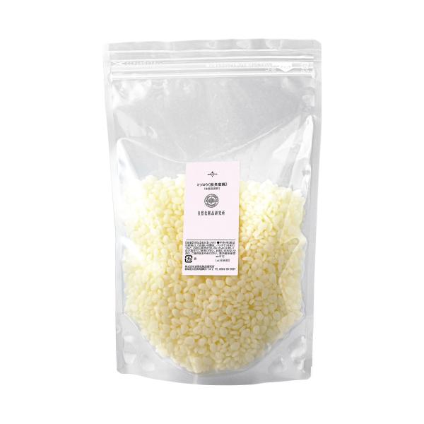 【NHK「あさイチ」で紹介】 ミツロウ （脱臭蜜蝋） 精製 ハイグレード 500g ビーズワックス ...