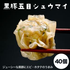 南国熊曽 五目 シュウマイ 40個入（1.2kg（30ｇ×10個×4袋）） 黒豚 エビ ホタテ の旨味 肉汁 ジューシー 鹿児島県産 黒豚 使用｜naturalhills