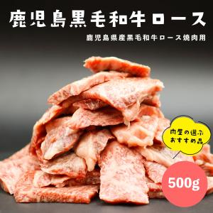 鹿児島黒毛和牛ロース 500G 鹿児島の肉屋が選ぶ 産地だからできる仕入れ 鹿児島県産 黒毛和牛ロース 焼肉用 冷凍 国産 バーベキュー おかず お弁当 お取り寄せ｜naturalhills